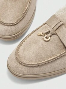 CUCCOO BIZCHIC Women's Casual Slip-On Flat Athletic Sneakers - Apricot - View 6