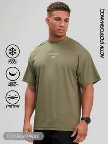 ARC Advanced Cooling Breathable Quick-Dry Running Shirt - Green - View 1