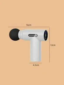 JMMO 1pc Mini Portable Massage Gun LED Multiple Speed Adjustable Fascia Gun, Hand Held Body Back Muscle Massager Extra Long Endurance Fascia Stick Vibrater Massager Massageador,800mAh