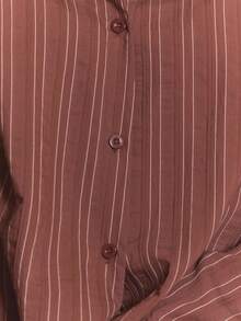 MUSERA Chemise à manches longues avec boutons à rayures, idéale pour les vacances, les festivals, décontractée mais élégante. Parfaite pour l'été, l'automne, Noël et les fêtes.