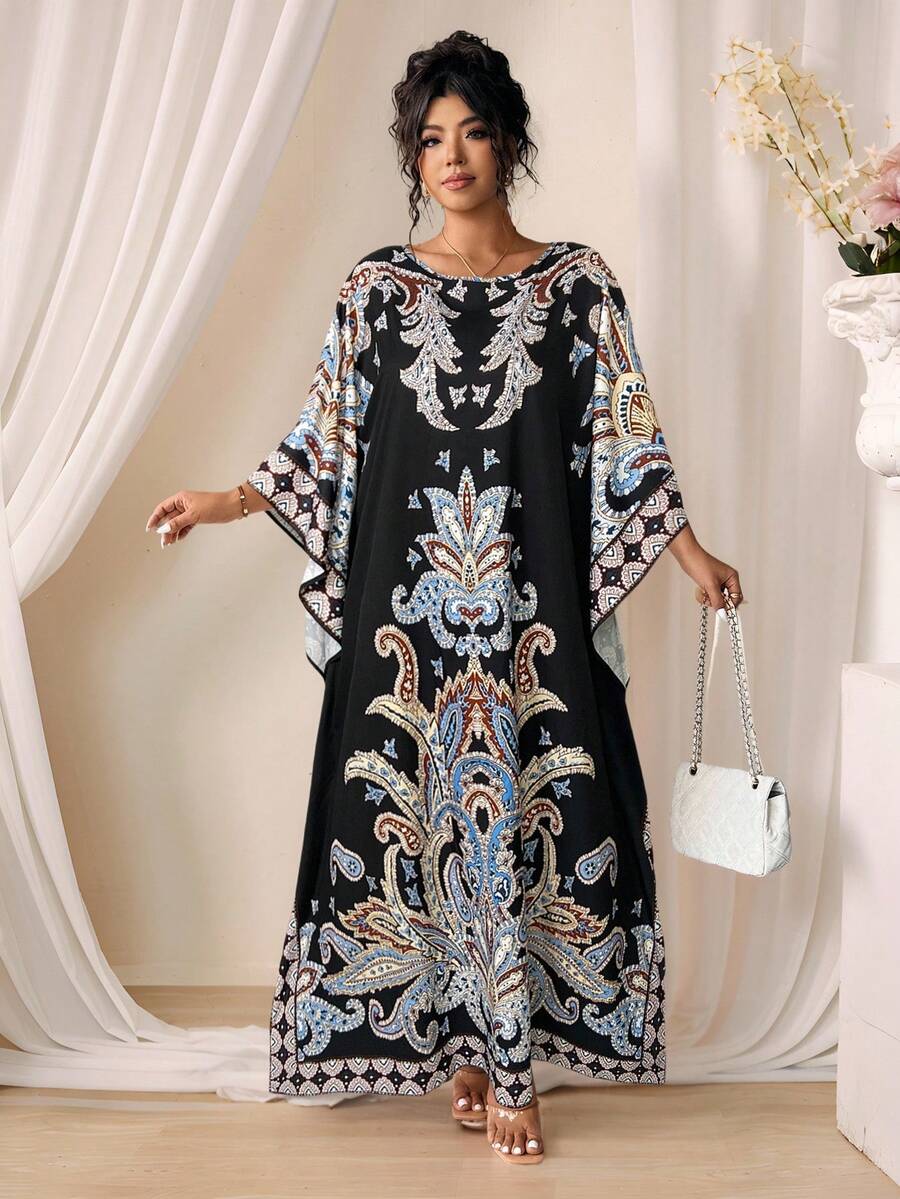 Rometta Halloween Plus Size Dresses - Black and White - View 1