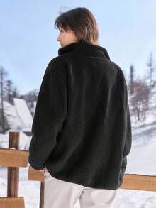 In My Nature Women Outdoor Fleece Christmas Jacket