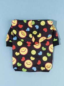 PETSIN 1pc Smile Face Pet Sweatshirt For Everyday Pet Wear - Multicolor - View 7