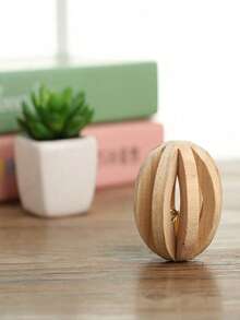 1 Peça Brinquedo de Rolo de Coelho Fofo, Halteres de Madeira Natural de Pinho, Uniciclo com Sino, Brinquedos para Roer para Porquinhos-da-Índia, Ratos, Pequenos Animais de Estimação, Suprimentos para Molares, Brinquedos para Porquinhos-da-Índia, Brinquedos para Roer, Brinquedos de Coelho, Brinquedos de Coelho, Brinquedos para Roer de Rato, Acessórios para Gaiola de Hamster, Brinquedos de Chinchila, Brinquedos para Dentição, Brinquedo para Roer de Coelho, Brinquedos de Madeira, Bola de Dentição de Estimação, Madeira - Amarelo - Visão 8