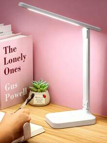 JMMO Led辦公桌燈,保護眼睛,適用於學習閱讀,書寫專用,臥室床頭燈,宿舍插座桌燈 - 白色 - 查看 3