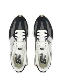 New Balance 327 Unisex Casual Athletic Shoes Black With Castlerock U327LNB - 黑色 - 查看 3