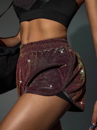 Innovista Woman Running Shorts With Built-In Leggings Anti-Chaf 2inScrunch Inner Tights Athletic Double Layer Workout Clothes Daily Athleisure Yoga Pilates HIIT Training Activewear Fall Biker Comfort Movement Boxing Cycling Cross Fit Paddle Board Outdoor Exercise Healthy TT Viral IG Reel Ready FYP INSTA OOTD Brown Working Mom Fitness Performance Gear Influencer Fashion Versatile Gala Night