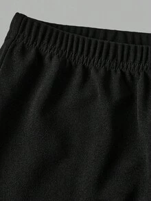 SHEIN Girlism Conjunto informal de 2 piezas para niñas preadolescentes con sudadera holgada de cuello redondo con estampado de flores de dibujos animados y pantalones acampanados para uso diario en otoño/invierno