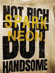 NEON BLANC Men's Street Style Slim Fit Crew Neck Knit T-Shirt, Suitable For Summer - Yellow - View 5