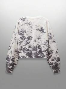 NEON BLANC Maglione casual da uomo con stampa Tintura a nodi, spalle cadenti, taglio ampio e corto, adatto per l'autunno