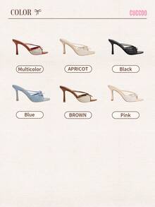 CUCCOO CHICEST Women's Peep Toe Bow Decor High Heel Sandals Spring Shoes Spring Break Easter Prom Heels For Christmas - Multicolor - View 8