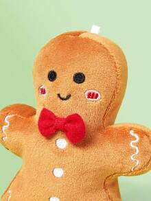 姜饼人毛绒玩具公仔，创意圣诞枕头毛绒玩偶，圣诞礼物 - 多色 - 查看 4