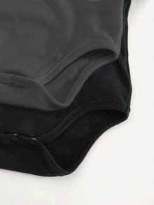 Cozy Pixies 2 Stücke Baby Jungen Set aus weichem Strick-Bodysuit mit Kragen und Langarm in Unifarbe