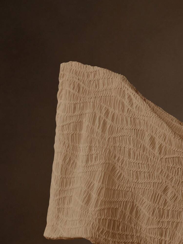 Damen Mode einfarbiges strukturiertes Stoff-Ärmelloses Rüschenkragen Figurbetontes Trägershirt