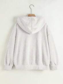 INAWLY Suitable For Outerwear, Autumn/Winter, Back To School Season, Graphic Design, Letter Design, Fashionable & Versatile, Must-Have For Women, Women's Sweatshirt Sweatshirt