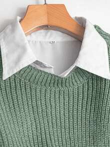 GlowEve Women's Solid Color Asymmetrical Knitted Shawl And Knitted Mini Skirt Casual 2 Pieces Set, Autumn