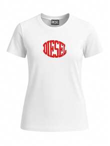 Diesel Women's T-Shirts White - White - View 3
