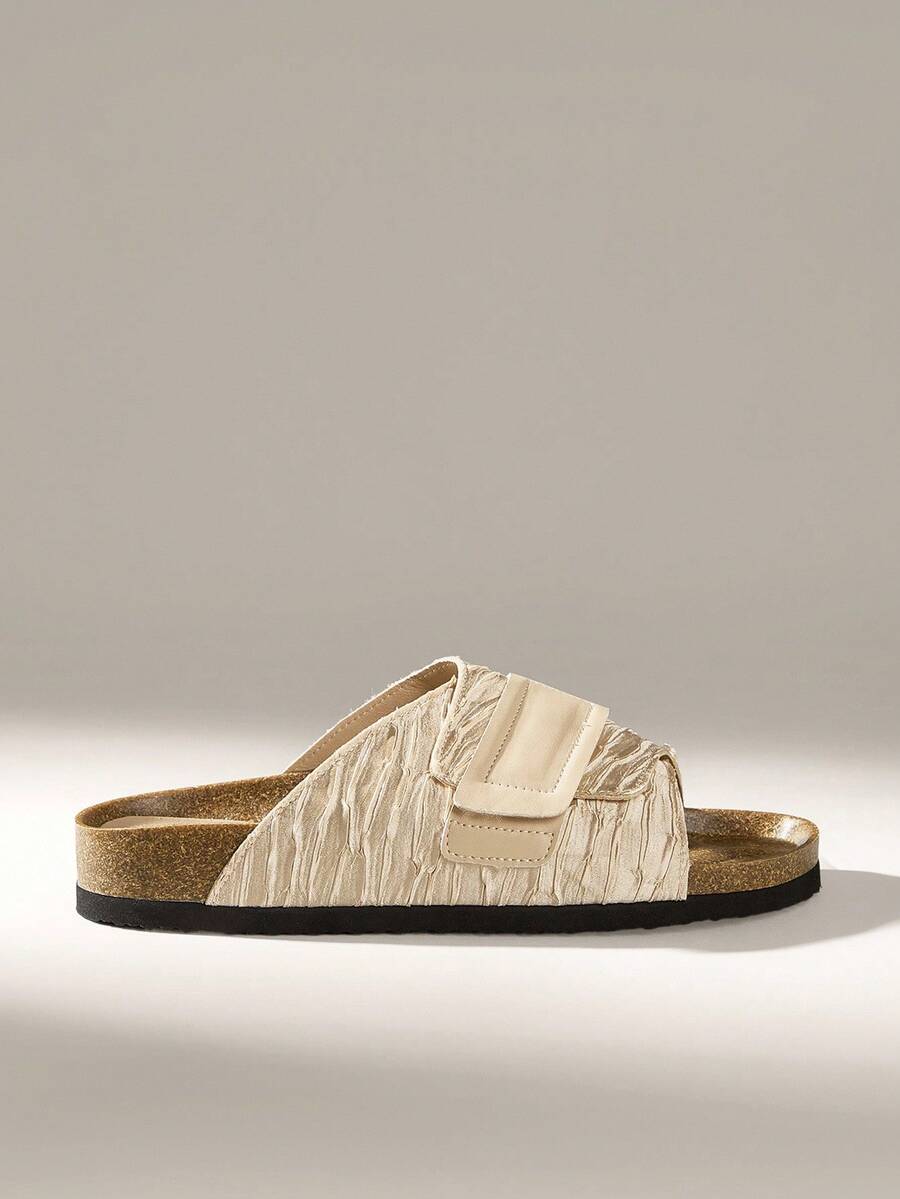 Solecia Sandalias planas de moda para mujer, chanclas de verano para playa y vacaciones al aire libre