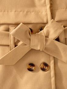 SHEIN Baby Mädchen modische, vielseitige, verstärkte Windjacke, geeignet für Herbst/Winter, Innen/Außen, Schulanfang, Alltag - Verschiedenfarbig - Übersicht 6