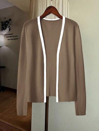 GlowEve 新款时尚简约开衫，百搭欧美时尚针织上衣