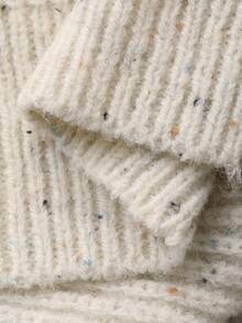 DAZY 2 件套女士休闲碎花雪纺背心开衫套装，秋季 - 米色 - 查看 10