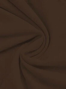 ROMWE Women's Retro Hippie Western Music Festival Paisley Print Drawstring Hem Sheer Beaded Fringe Cover Up Skirt - Brown - View 3