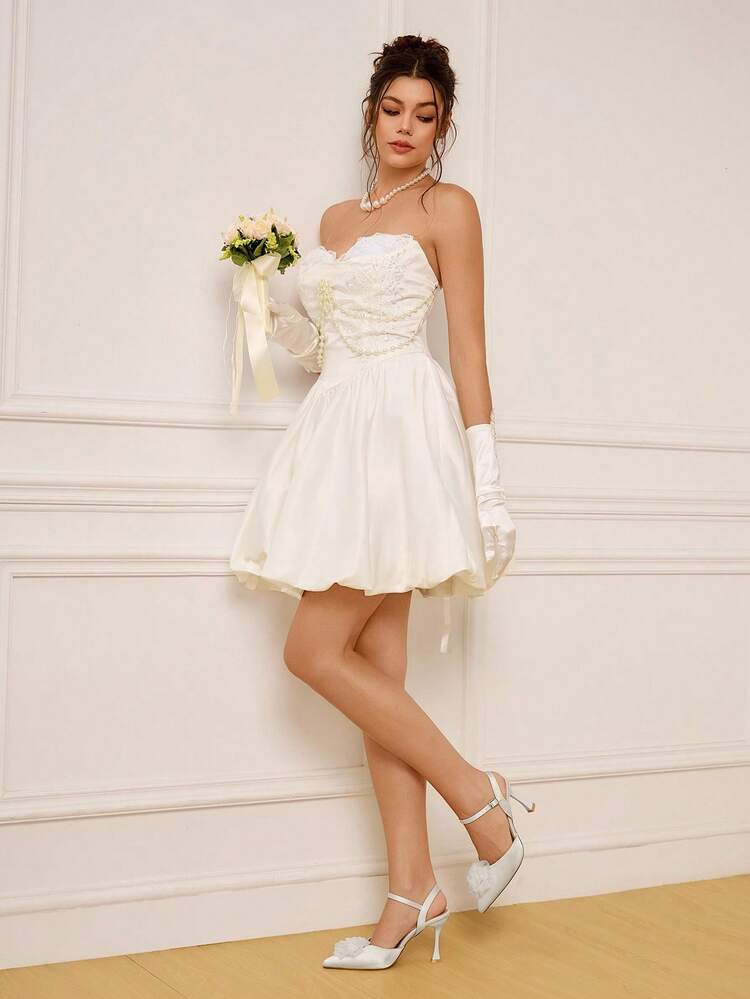 CUCCOO HITCHD Women's Fashionable White High Heel Pumps