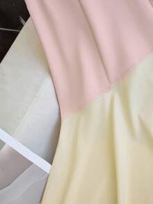 Franclia Women's Elegant Slim-Fit Colorblock Skirt, Stylish Design For Casual - Multicolor - View 4