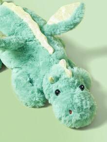 90cm巨型卡通飞龙（带翅膀），适合送给蓝龙之友。恐龙。翼龙玩偶玩具，动物玩偶。圣诞礼物。万圣节礼物。各种节日礼物 - 綠色 - 查看 6