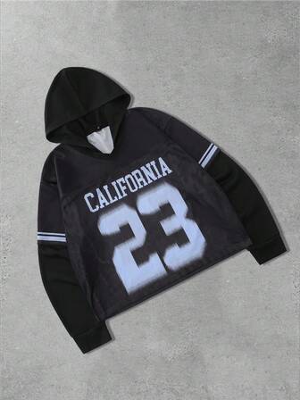 Street Life Sudadera con capucha de malla para hombre, adecuada para uso diario, otoño/invierno