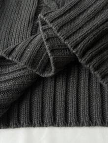 Elamini 休闲百搭扭纹针织修身迷你连衣裙