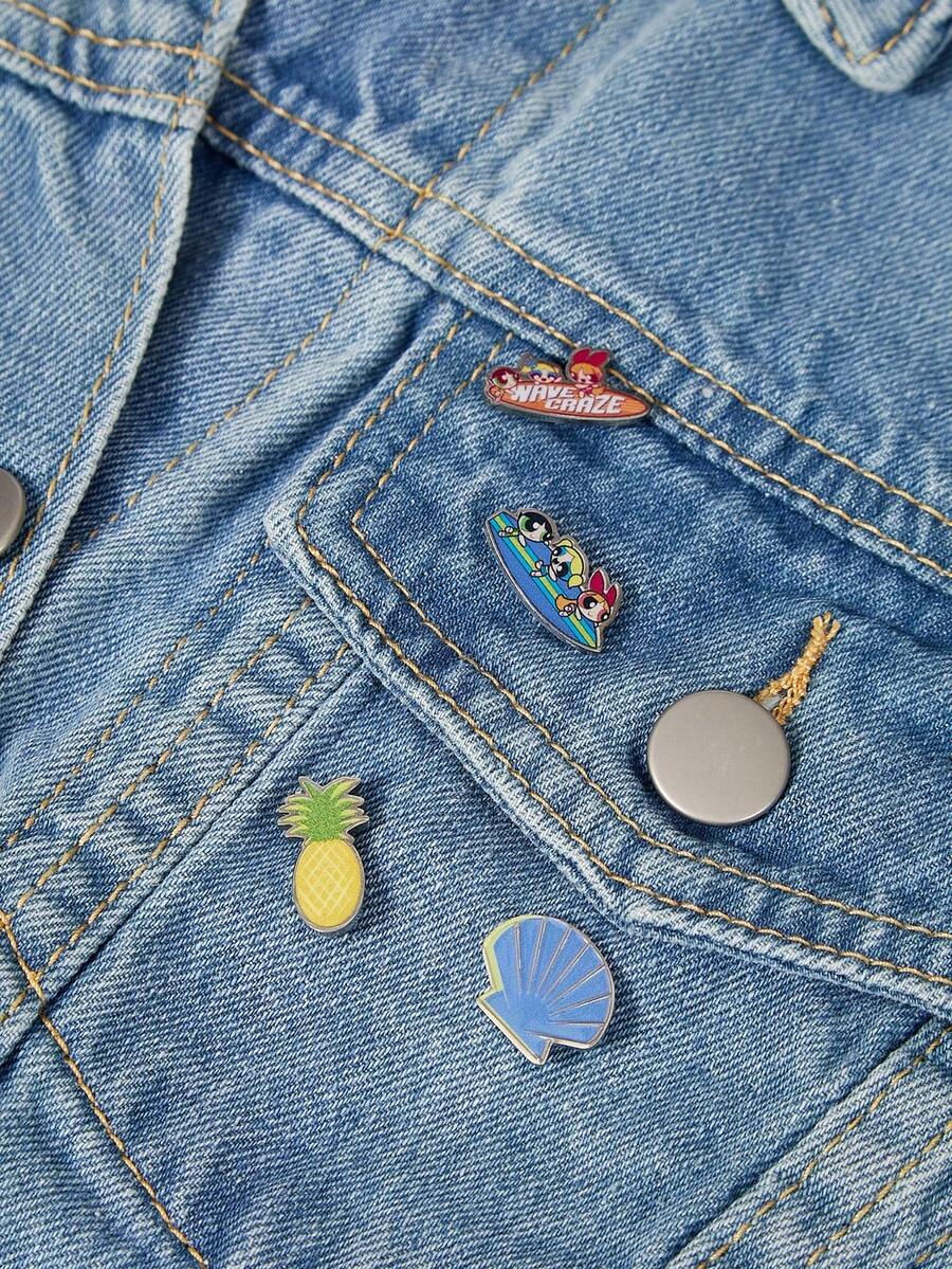 THE POWERPUFF GIRLS X SHEIN Broche pour femme - Multicolore - Voir 1