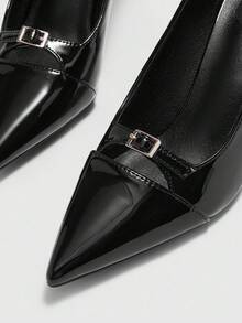 CUCCOO BIZCHIC Black Pointed Toe High Heel Pumps, Sexy Stiletto Heels For Women, Suitable For Outdoor, Commute, Party, Banquet Spring Shoes - Black - View 7