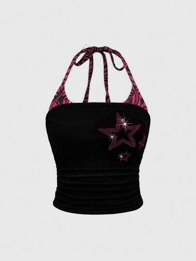 J-Fashion خزان نسائي 2 في 1 من طراز شيبويا جيرلي Y2K