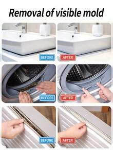 1 Pc. Anti-Mold Cleaning Gel (Approx. 4.06 Oz.) For Removing Mold And Mildew From Kitchens, Bathrooms, Refrigerator Gaskets, Washing Machines, Countertops, Walls, Etc.