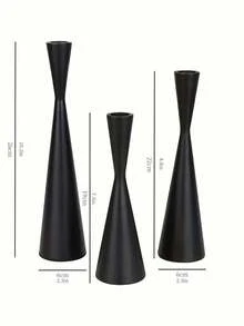 1 pièce Bougeoir de taille dorée, décoration parfaite pour la table de salle à manger, photoshoot de dîner aux chandelles, atmosphère romantique pour anniversaire de mariage, décoration de table de salon à la maison, décoration d'Halloween, du Nouvel An, cadeaux, décoration de maison pour la remise des diplômes, décorations de Noël pour la chambre