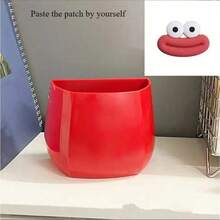 Cute Magnetic Big-Mouth Pen Holder - DIY Desktop Storage Box, Office Decor, Refrigerator Door Hanging Storage Back To School - Multicolor - View 7