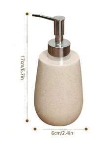 Cirelle 1PC High-End Hotel Soap Dispenser European Shampoo And Shower Gel Refill Bottle Resin Hotel Press Bathroom Bottle Suitable For Home Use - Multicolor - View 7