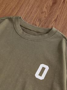 Mainfolk Men's Knitted Casual Loose Fit Short Sleeve T-Shirt - Coffee Brown - View 3