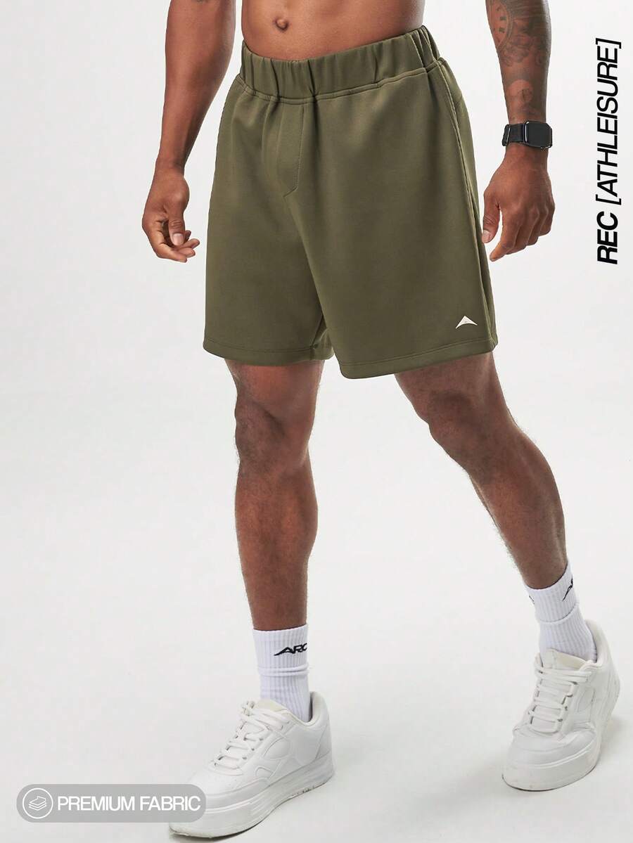 ARC Activewear Performance Shorts Running Basketball Quick Dry Fitness Gym Workout Training Training Shorts - Dark Green - View 1