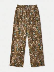lacRébo Straight-Leg Wide Jeans With Vintage Floral Print Spring Summer Spring Women Clothes Spring Summer Going Out Outfits - Multicolor - View 6