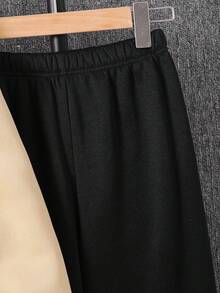 Tween Boys Casual Versatile Letter Print Oblique Placket Hoodie With Black Pants 2 Pieces Set, Suitable For Autumn/Winter Casual, Outdoor, School, Party, Teen Boys Hoodie And Sweatpants Set, 2 Piece Teen Boys Hoodie And Sweatpants Fall