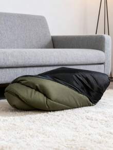 PETSIN 1件可洗宠物床四季通用半封闭式夏季可洗适合小型犬猫大型犬 - 藍色 - 查看 2