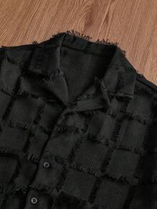 Manfinity VCAY Blazer de unicolor para hombre - Negro - Ver 4