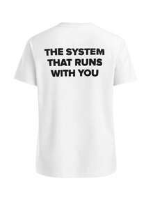 New Balance Men's T-Shirts White - White - View 2