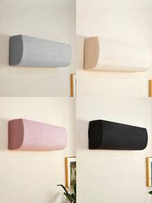 1pc  Household Air Conditioner Anti-Dust Cover, Universal Seasonal Storage Protective Suit, Hanging AC Full-Wrap Sunscreen Anti-Insect, Elastic, Multi-Color Options - Multicolor - View 2
