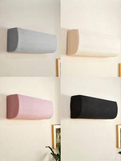 1 pieza Funda antipolvo para aire acondicionado doméstico, traje protector de almacenamiento estacional universal, cubierta completa para colgar el aire acondicionado con protección solar y antiinsectos, elástica, con opciones de multicolor