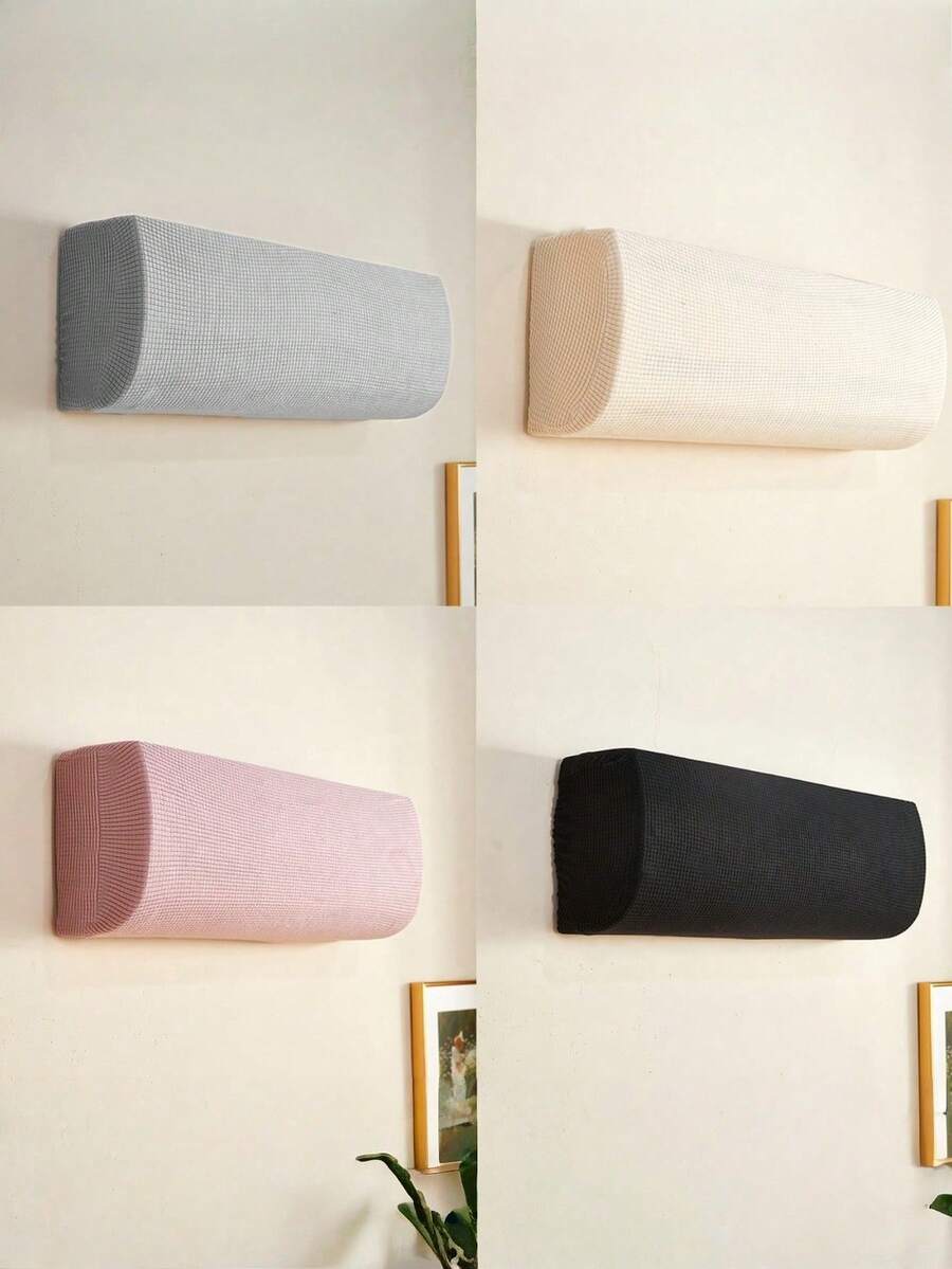 1pc  Household Air Conditioner Anti-Dust Cover, Universal Seasonal Storage Protective Suit, Hanging AC Full-Wrap Sunscreen Anti-Insect, Elastic, Multi-Color Options