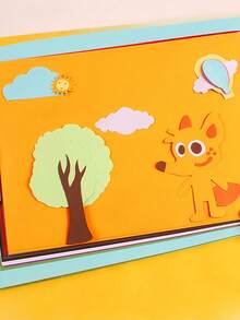50 - Sheet Colored A4 Cardstock, Handicraft Colored Soft Cardboard, For DIY Paper - Cutting, Student Enlightenment Teaching Material, Paper - Based Learning Supplies, Colored Copy Paper, Origami And Paper - Cutting Handicraft Paper . - Color - View 6