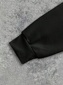 Manfinity Dauomo 美式复古街头嘻哈风星星元素连帽卫衣，男士秋冬上衣 - 彩色 - 查看 6